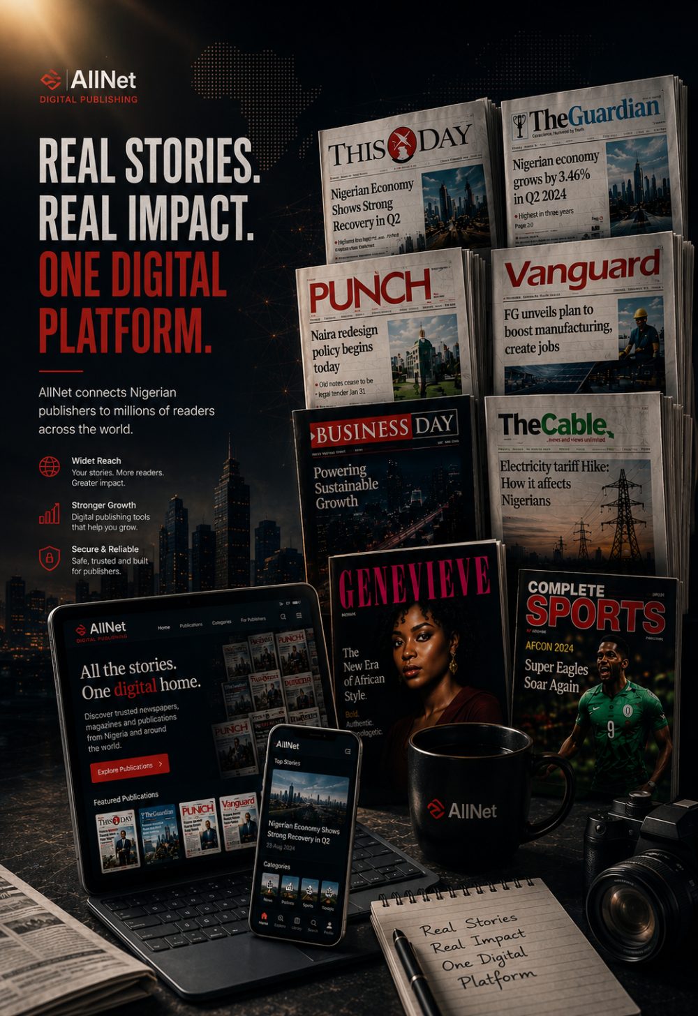 The AllNet newsstand